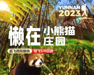 【小熊猫庄园】西双版纳直飞5/6日游<私家团>
