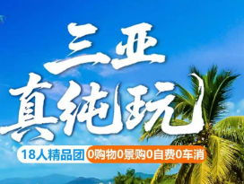 【三亚真纯玩】18人精致小团  蜈支洲岛一整天深度浪