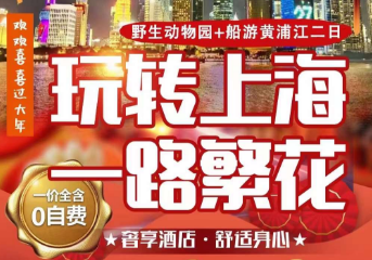 【国庆】城隍庙/南京路步行街/上海野生动物园/上海金茂大厦/东方明珠 夜游外滩